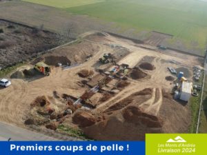 Actu BLOG-BARDET PROMOTION - Premiers coups de pelle Monts d'Andréa - Valence