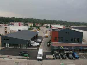 Bardet Promotion - construction local commercial 3 vue profil gauche