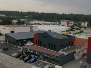 Bardet Promotion - construction local commercial 2 vue profil droit